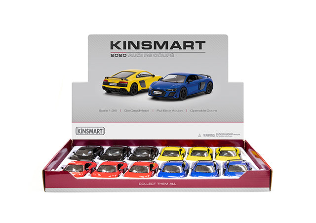 Kinsmart 2020 Audi R8 Coupe - 12 count