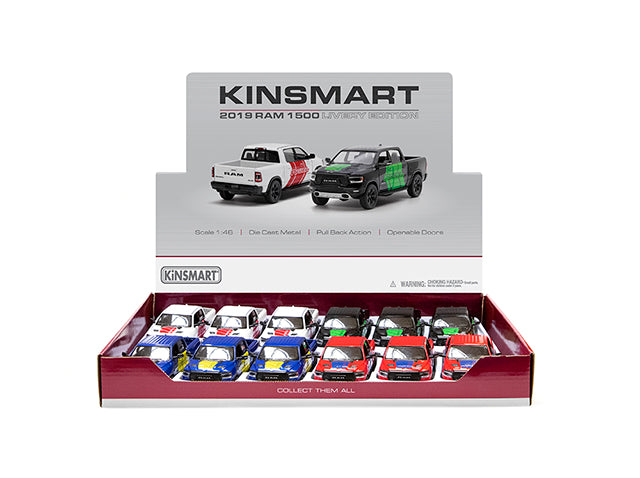 Kinsmart Dodge Ram 1500 w/ printing - 12 count