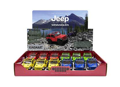 Kinsmart Jeep Wrangler (open top) - 12 count