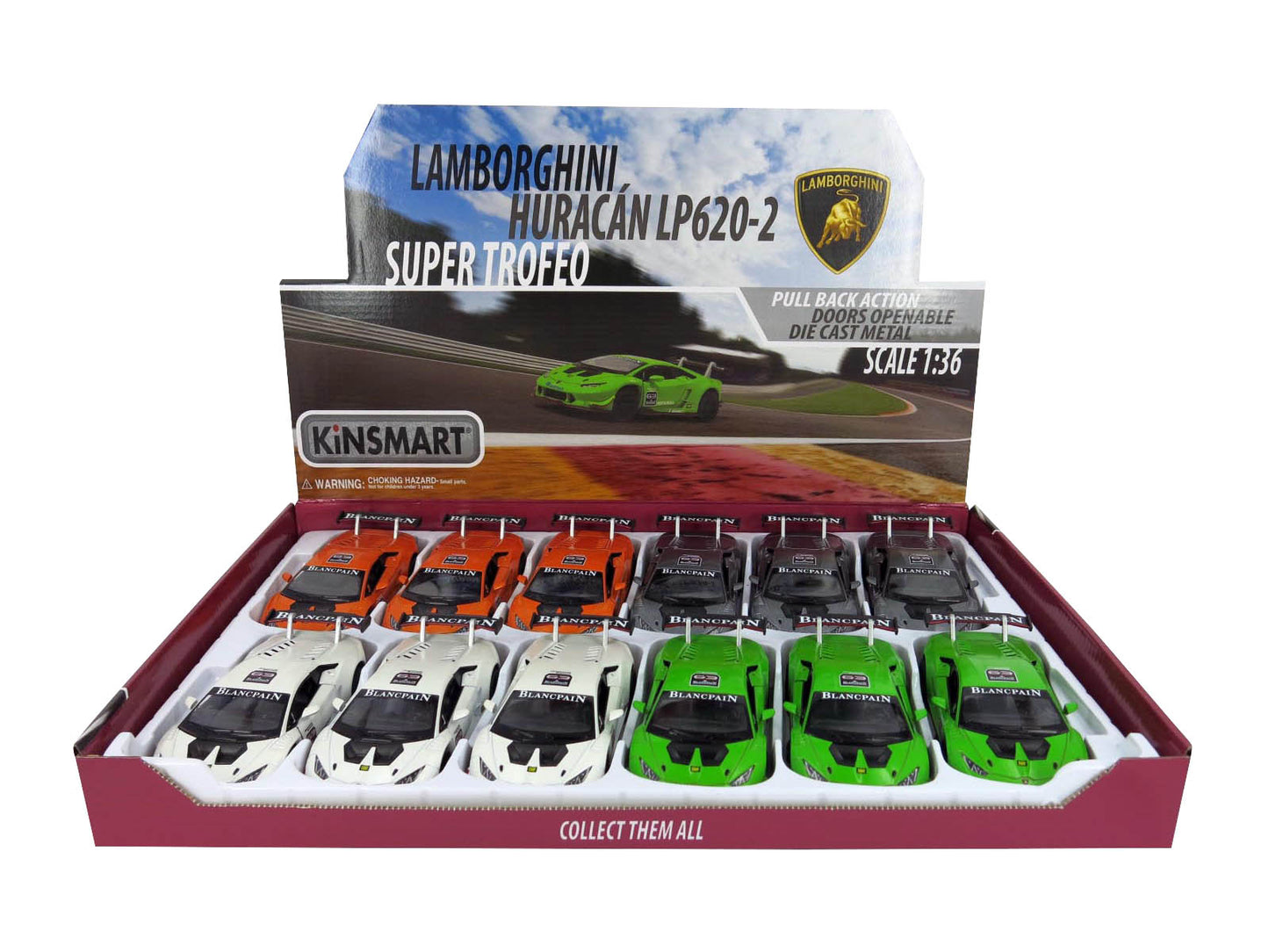 Kinsmart Lamborghini Huracan - 12 count